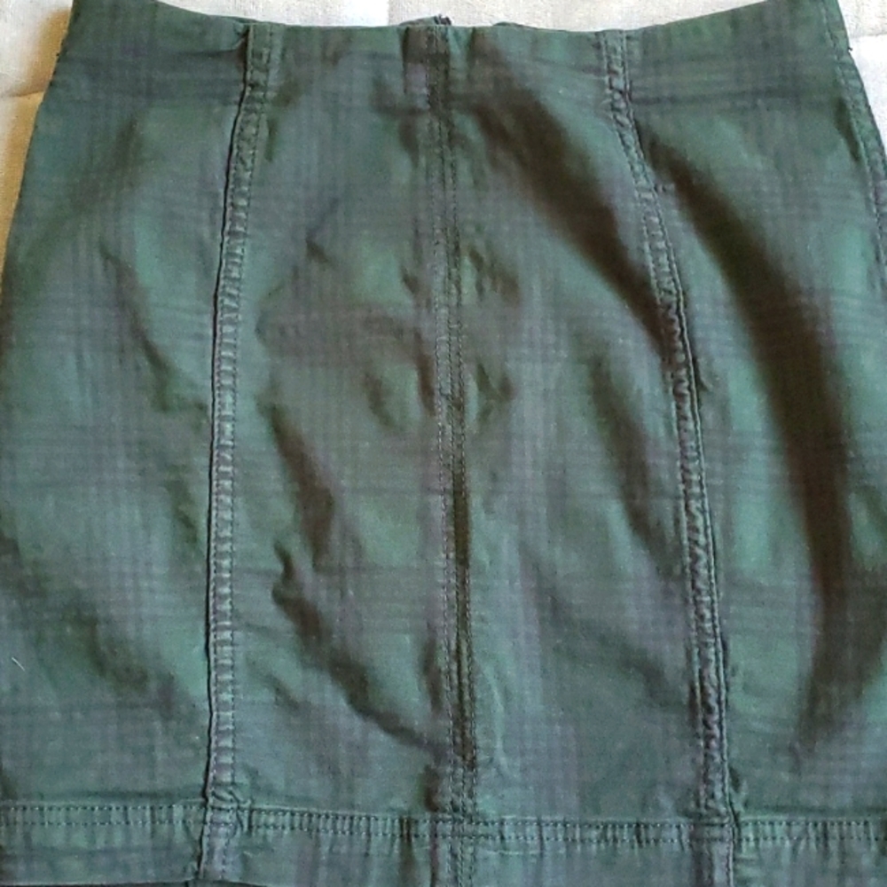 Free people plaid skirt size 8